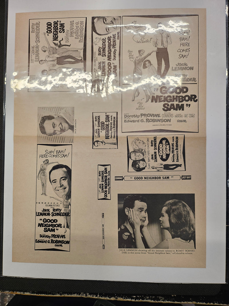 "Good Neighbor Sam" Original Movie Ad Clip Art