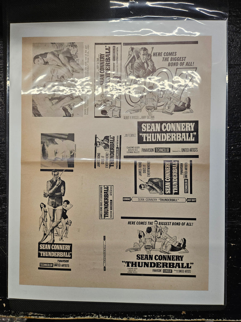 "Thunderball" Original Movie Ad Clip Art