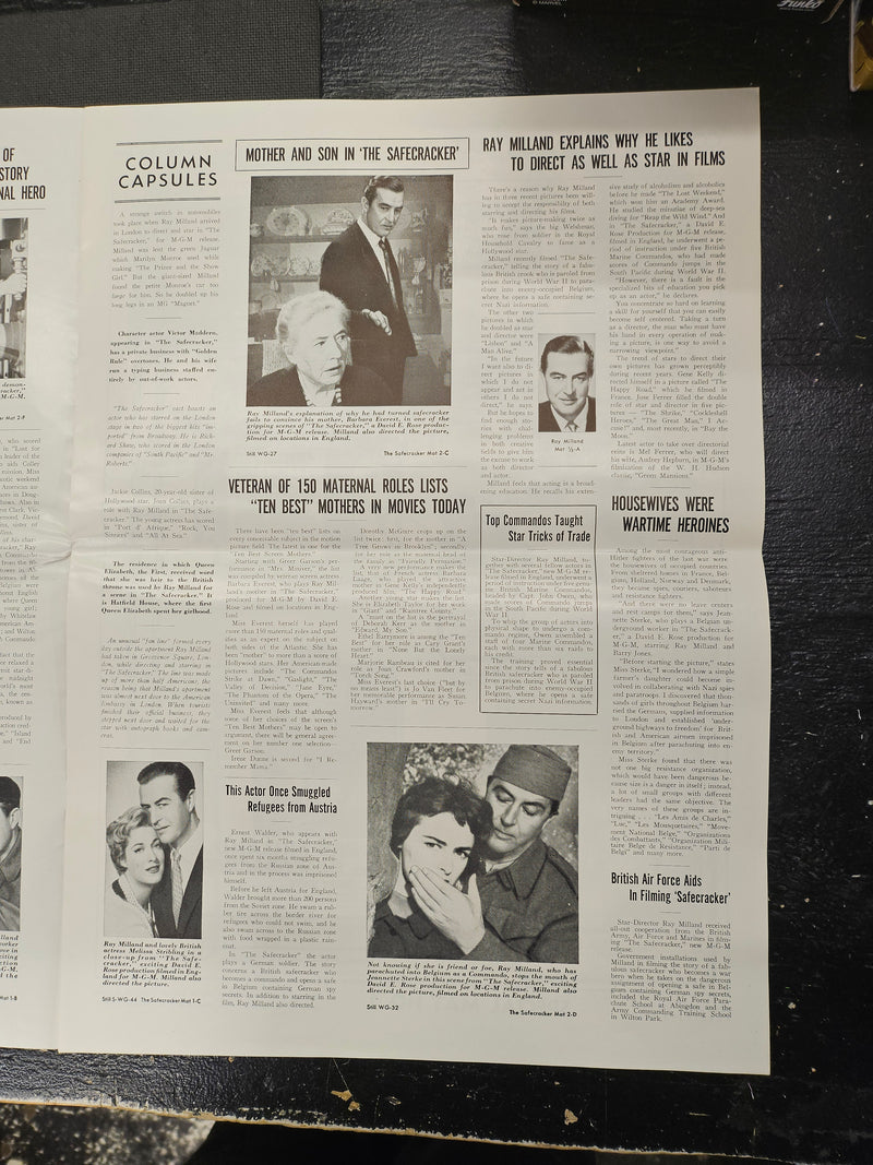 "The Safecracker" Original MGM Press Book