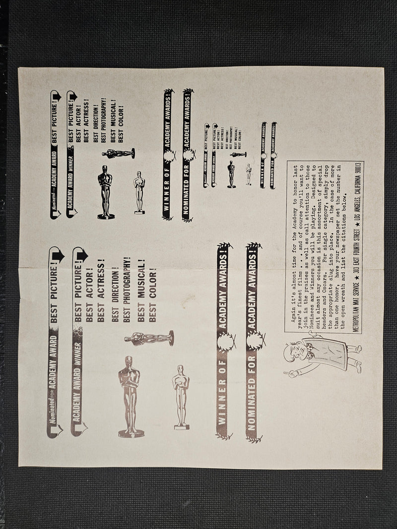 "Academy Award Winner" Border Movie Ad Movie Mold And Ad Clip Art