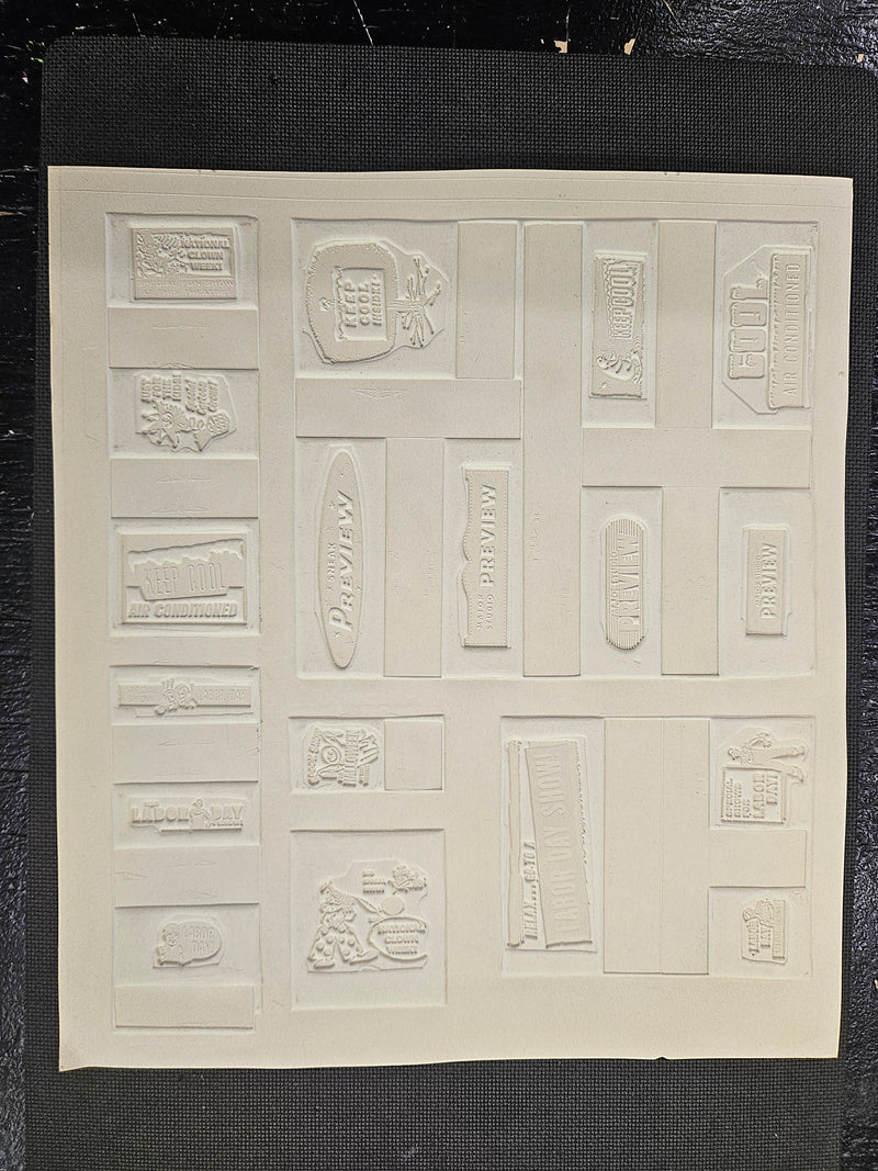 Holiday and A/C Border Movie Ad Movie Mold