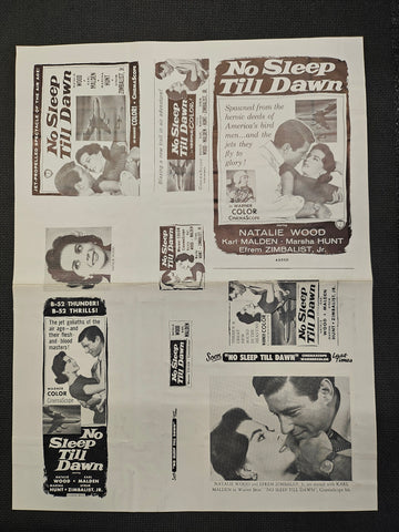 "No Sleep Til Dawn (Bombers B-52)" Original Movie Ad Clip Art Print