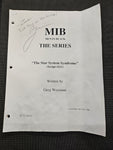 Men In Black: The Series Autographed Script