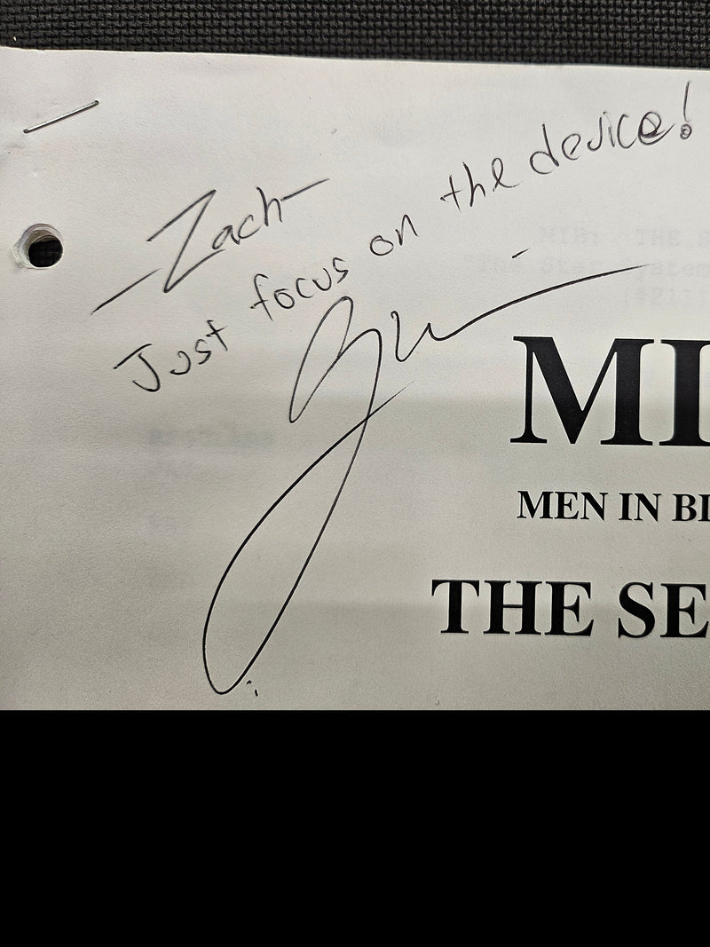 Men In Black: The Series Autographed Script