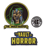 EC Comics "The Vault of Horror" Embroidered Patch Set