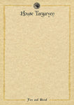 Game of Thrones: House Targaryen: Desktop Stationery Set (With Pen)