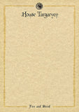 Game of Thrones: House Targaryen: Desktop Stationery Set (With Pen)