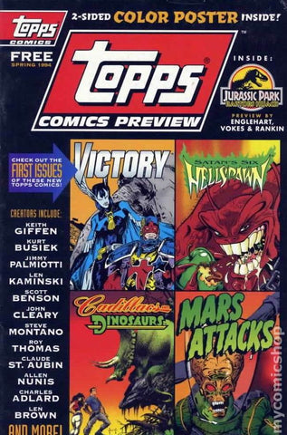 Topps Comics Preview One Shot VF