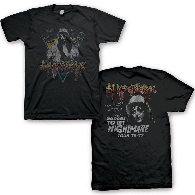 Alice Cooper Triangle Bats Graphic Tee
