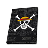 One Piece Skull Glass, Pin and Notebook Giftset