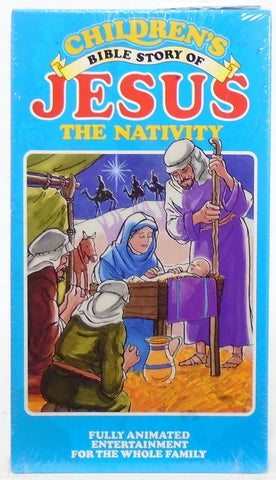 Children's Bible Story Of Jesus The Nativity VHS