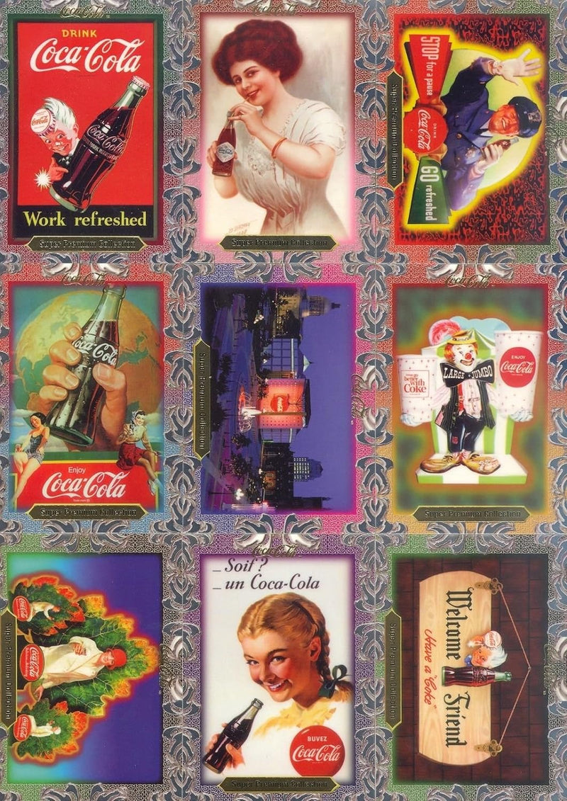 Coca-Cola Super Premium Complete Trading Card Set