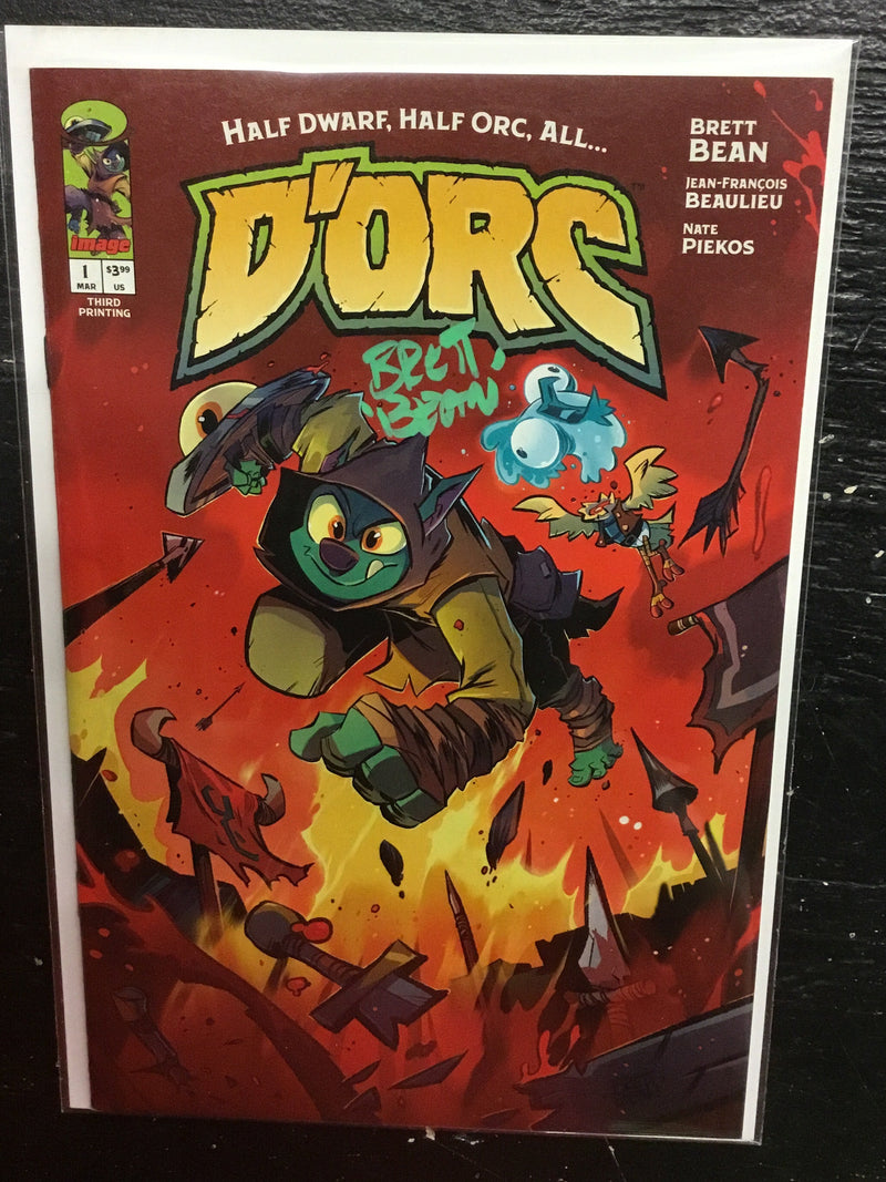 D'Orc (2026) #1 Third Printing Brett Bean Cvr NM  Signed by BRETT BEAN