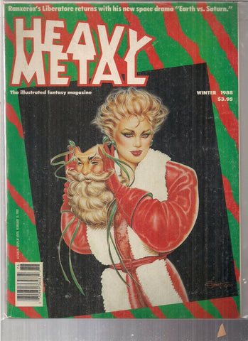 Heavy Metal Magazine, Ranxerox's Liberatore returns with his new space drama Winter 1988