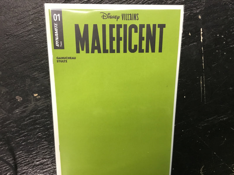DISNEY VILLAINS: MALEFICENT (2025) #1 Blind Bag Green Blank Authentix Cvr L