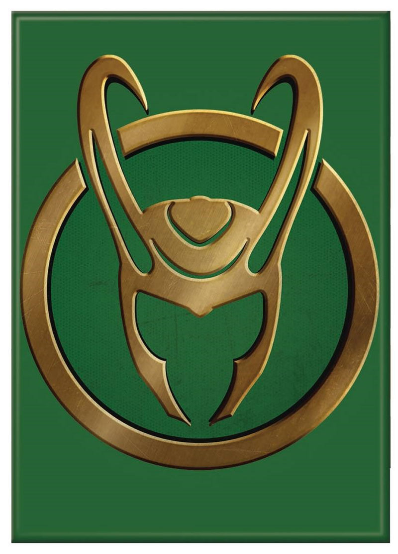 MARVEL COMICS LOKI HELMET MAGNET