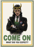 MARVEL COMICS PRESIDENT LOKI MAGNET