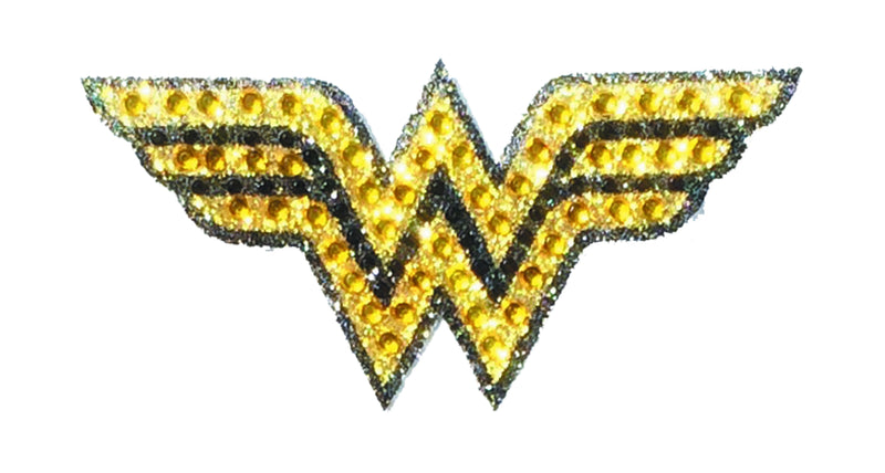 DC HEROES CRYSTAL WONDER WOMAN LOGO DECAL
