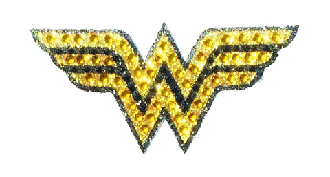 DC HEROES CRYSTAL WONDER WOMAN LOGO DECAL