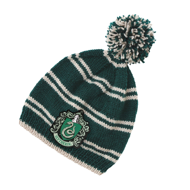 HP WIZARDING WORLD KNIT KIT SLYTHERIN HOUSE BOBBLE HAT