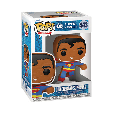 POP HEROES DC HOLIDAY SUPERMAN GB VIN FIG