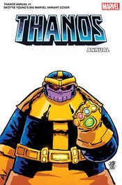 THANOS ANNUAL 2024 #1 SKOTTIE YOUNG BIG MARVEL VAR NM