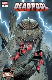 DEADPOOL (vol 9) #6 PACO MEDINA GODZILLA VAR NM