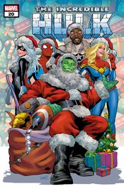 INCREDIBLE HULK (vol 7) #20 GREG LAND WINTER HOLIDAY VAR NM