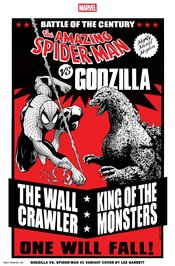GODZILLA VS SPIDER-MAN One Shot LEE GARBETT VERSUS VAR NM