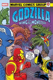 GODZILLA VS AVENGERS ONE SHOT ALLRED KING OF MONSTERS HOMAGE VAR NM