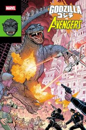 GODZILLA VS AVENGERS ONE SHOT NICK BRADSHAW MONSTER HOMAGE VAR NM