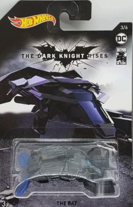 Hot Wheels, Batman The Dark Knight Rises Movie, THE BAT 3/6