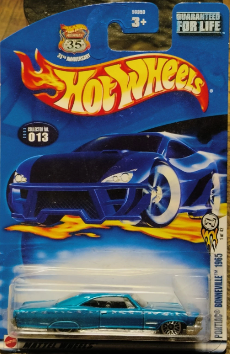 2003 Hot Wheels 35th Anniversary Pontiac Bonneville 1965 1of42