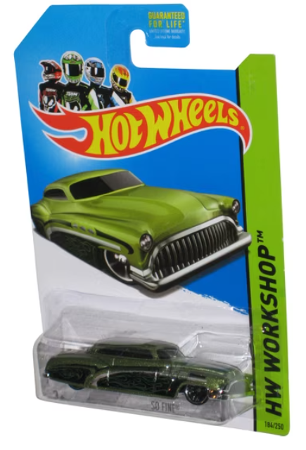 Hot Wheels "So Fine" HW Workshop (2013) Green 184/250