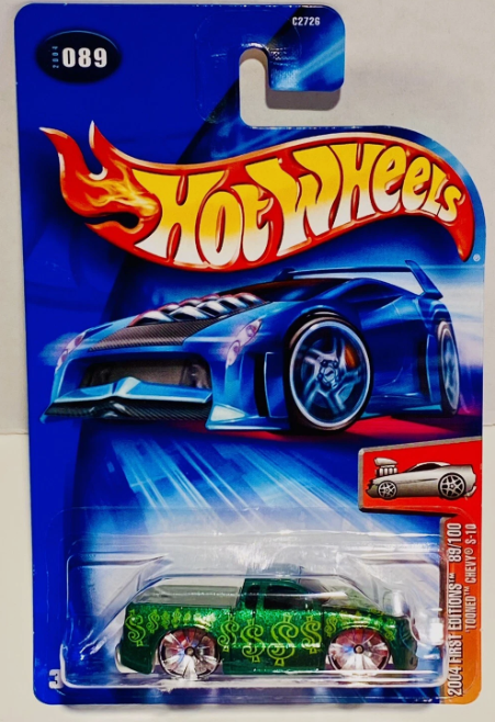 Hot Wheels 2004 First Editions TOONED CHEVY S-10 89/100 NEW IN BOX