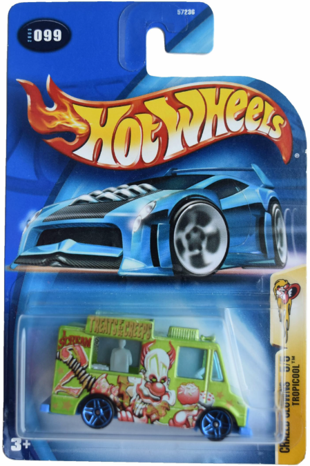 2003 Hot Wheels #99 Crazed Clowns 5/5 TROPICOOL Green w/Blue