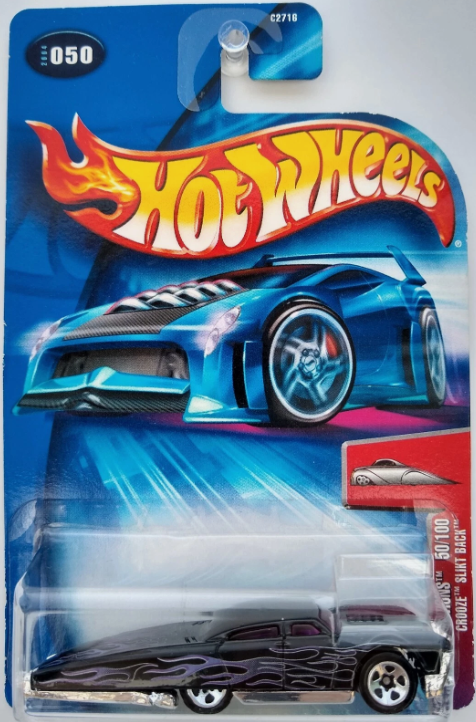 Hot Wheels Crooze Slikt Back 2004 First Editions 50/100 Collector #50 Black