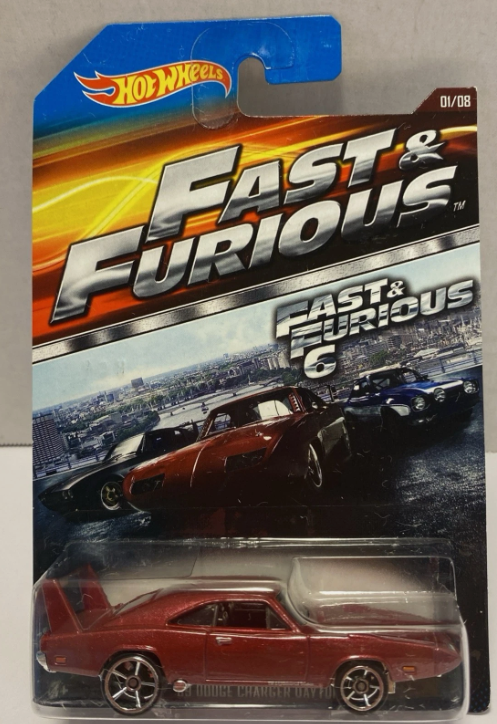 HOT WHEELS 69 DODGE CHARGER DAYTONA 2013 FAST & FURIOUS 6 EXCLUSIVE