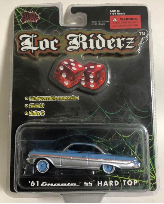 Loc Riderz Blue 1961 Chevy Impala SS