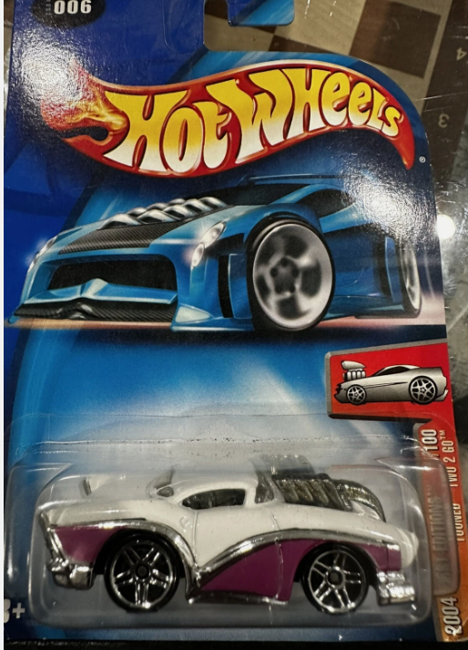 Hot Wheels 2004 First Editions 6/100 TOONED TWO 2 GO