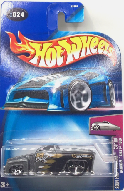 Hot Wheels Chevy Hardnoze 1959 #024 2004 First Editions 24/100