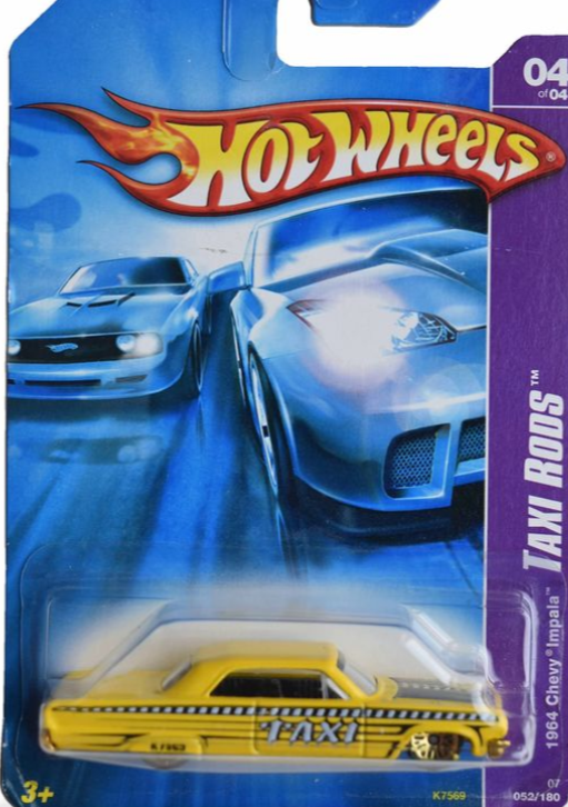 Hot Wheels: 1964 Chevy Impala - Taxi Rods 2007