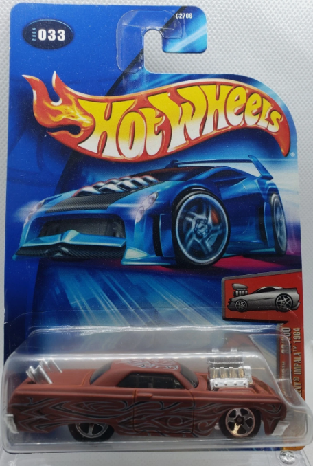 2004 Hot Wheels First Edition '64 'Tooned' Chevy Impala 33/100