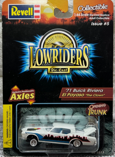 Revell Loweriders '71 Buick Riviera El Payaso "The Clown" Opening Trunk Issue #5