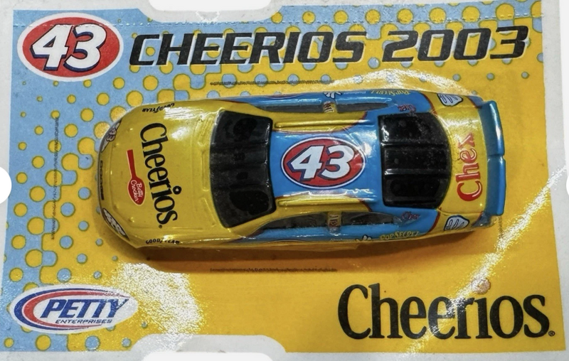 2003 Cheerios 43 Petty Hot Wheels Diecast Car NEW SEALED Cereal Premium NASCAR