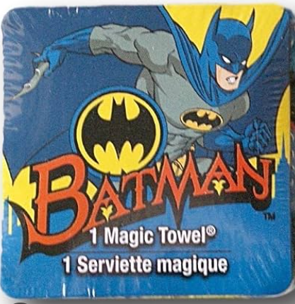 BATMAN MAGIC TOWEL MINT IN PLASTIC