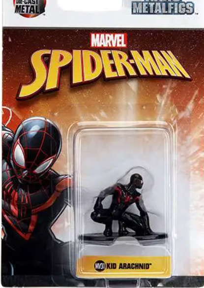 Marvel Spider-Man Nano Metalfigs Kid Arachnid 1.5-Inch Diecast Figure-opened