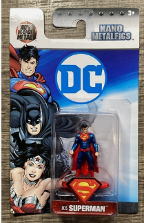 DC Nano Metalfigs 1.65" Die-Cast Single Figure NIP:Superman-opened