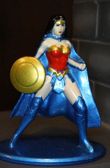 Wonder Woman Nano Metalfigs DC Comics Metal Figure 2017 Jada Toys-blue