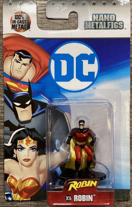 DC Nano Metalfigs 1.65" Die-Cast Single Figure NIP: Robin-opened